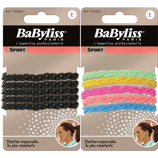 BaByliss Paris Accessories Sport Flätad Snodd 5 St