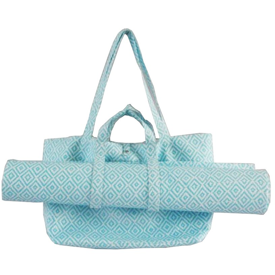 Palmetten Beach Set Blå/Vit Beach Blue/White