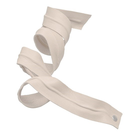 Corinne Leather Band Long Bendable Cream