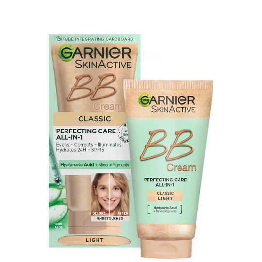 Garnier SkinActive BB Cream getinte moisturiser SPF15 - Classic Light