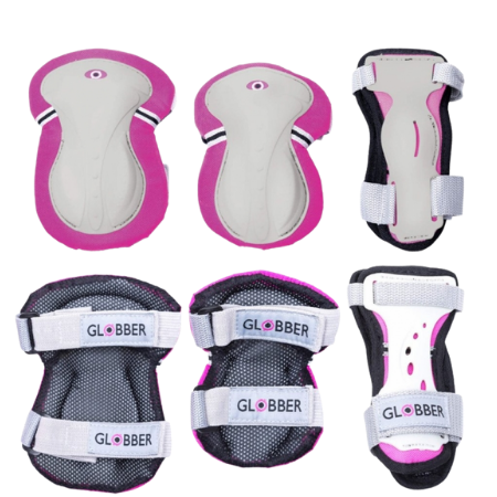 Globber 3 X Skyddsuppsättning - Rosa