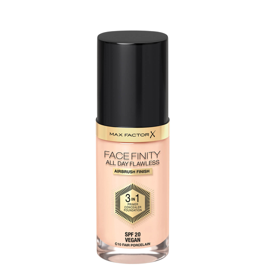 Max Factor Facefinity All Day Flawless Foundation 30ml (Various Shades) - Fair Porcelain
