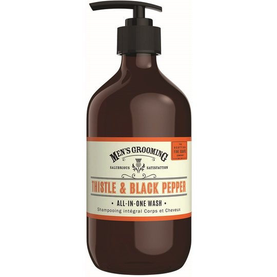 The Scottish Fine Soaps Thistle & Black Pepper All-In-One Wash 500 ml