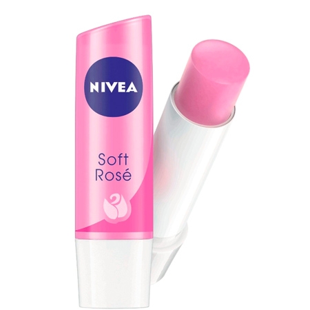 Nivea Care Soft Rose Läppbalsam