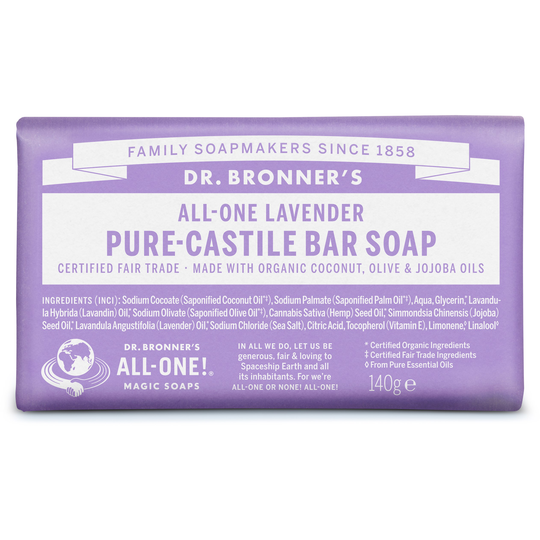 Dr. Bronner's BarSoap Lavender 140 g