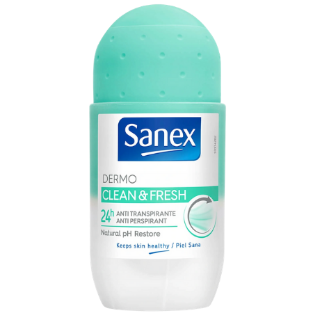 Sanex Dermo Rena & Färsk Roll-On Deodorant - 50 Ml