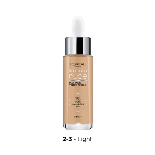 True Match Nude Plumping Tinted Serum Foundation 2-3 Light