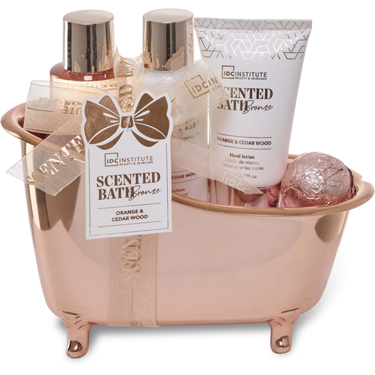 Aquarius Cosmetics IDC Institute Scented Bath Tub Bronze Set