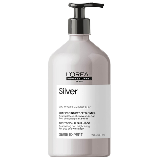 L'Oréal Professionnel Serie Expert Silver Shampoo for Grey, White or Light Blonde Hair 750 ml