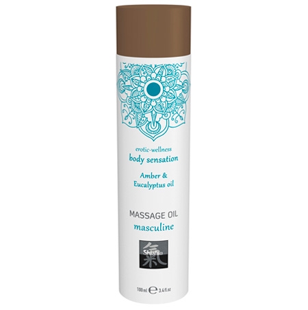 Shiatsu Amber & Eucalyptus Massageolie - 100ml