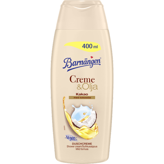 Barnängen Shower Creme Creme & Olja Kakao 400 ml
