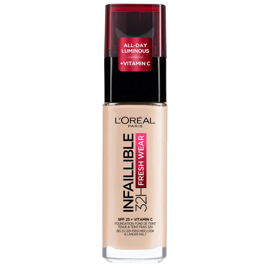 L'Oréal Paris Infallible 24hr Freshwear Liquid Foundation (Various Shades) - 015 Porcelaine