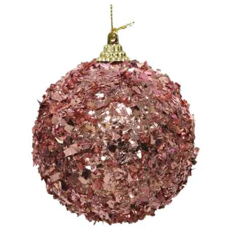Decoris Rosa Julkula M. Folie Glitter