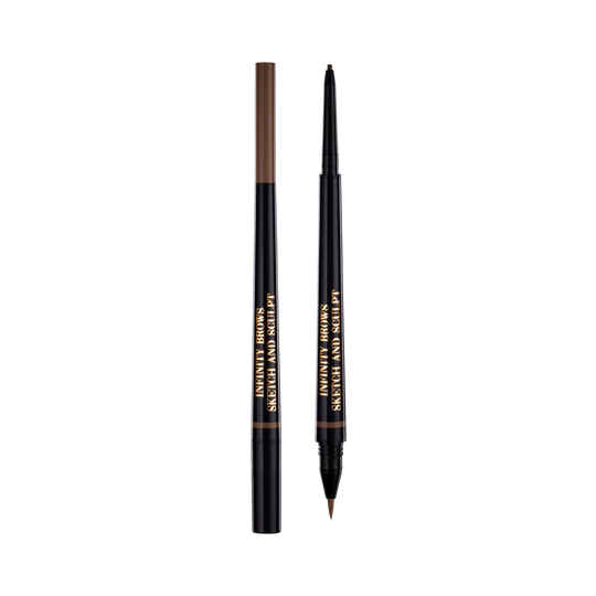 Infinity Power Brows Sketch And Sculpt Liquid Liner & Pencil Taupe