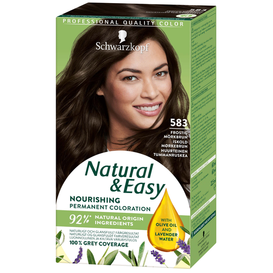 Schwarzkopf Natural & Easy Hair Color 583 Frostig Mörkbrun