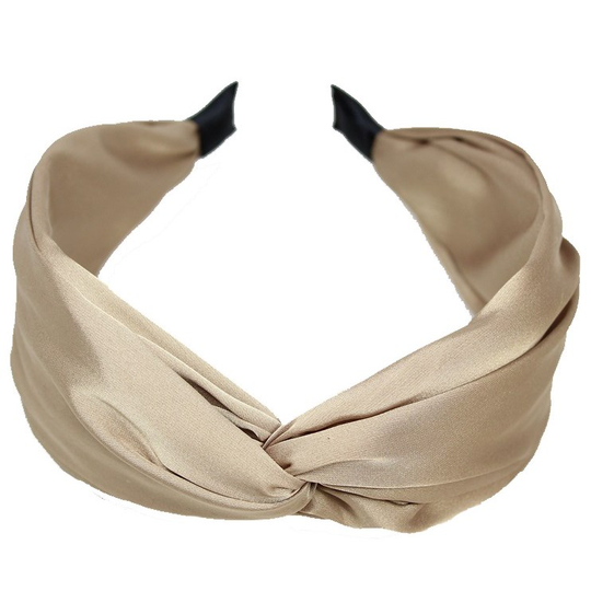 By Lyko Diadem Med Vriden Detalj Beige