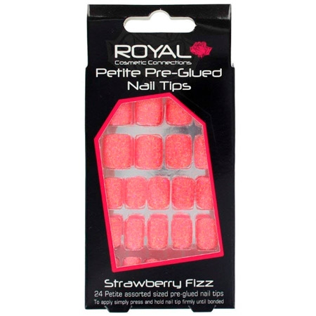 Royal Förlimmade Lösnaglar Strawberry Fizz (Petite)
