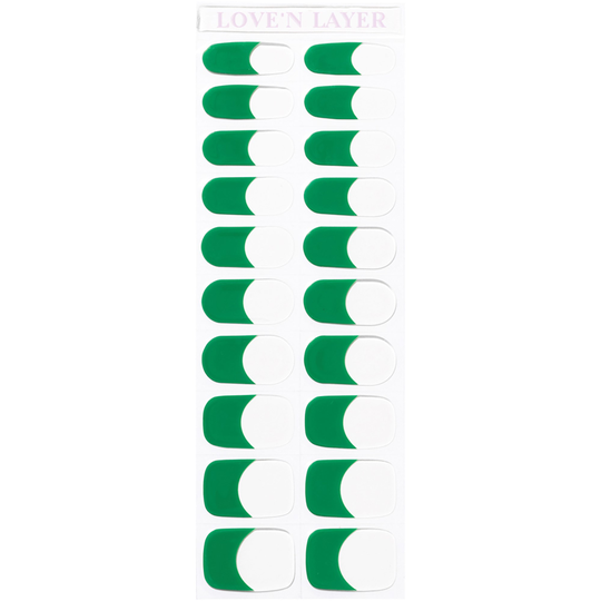 Love'n Layer French Manicure Layers Dark Green