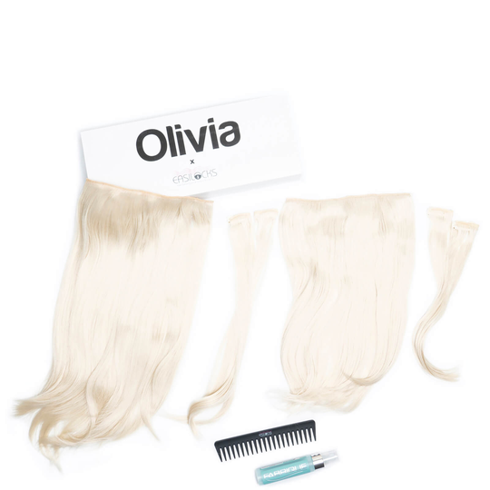 Olivia X Easilocks Straight Collection (Various Options) - Ice Blonde