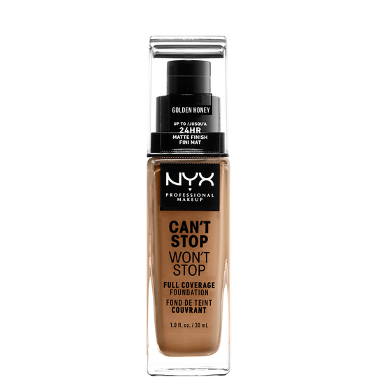 NYX Professional Makeup Can't Stop Won't Stop 24 Hour Foundation (olika nyanser) - Golden Honey