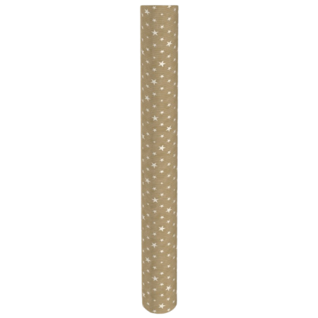 Giftmaker Presentpapper Stjärnor Guld - 3m