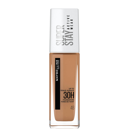 Maybelline Superstay Active Wear Full Coverage 30H Liquid Foundation with Hyaluronic Acid 30ml - 48 Sun Beige
