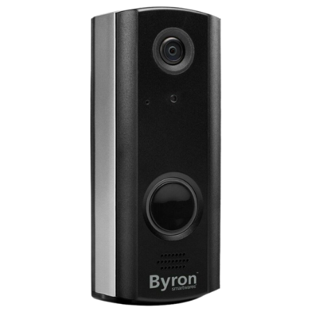 Byron Trådløs WiFi & Video Dörrklocka - Svart