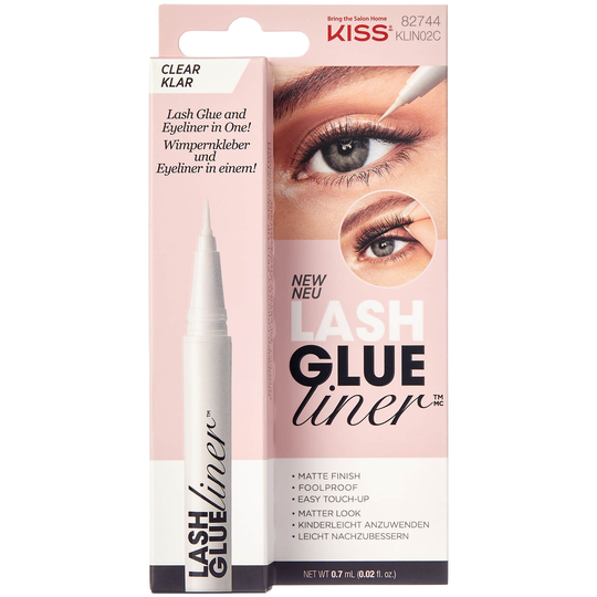 KISS Glue Liner (olika nyanser) - Shade:Nr.FFFFFF||Clear