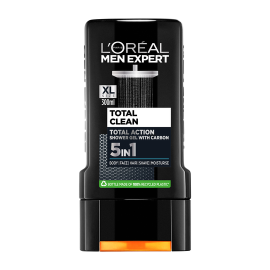 Loreal Paris Men Expert Total Clean Total Action with Carbon Shower Ge