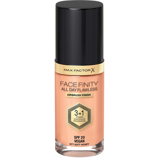 Max Factor Facefinity All Day Flawless Foundation 77 Soft Honey