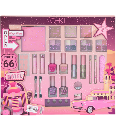 Q-Ki Q-KI Hollywood Glam Samling Presentlåda - 25 Delar