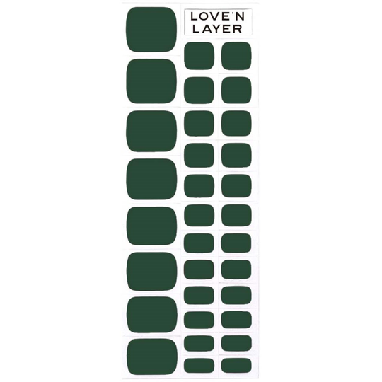 Love'n Layer Solid Toe Layers Forest Green