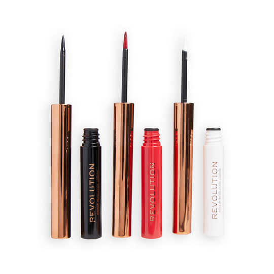 Makeup Revolution Halloween Terror Transformation Liquid Liner Set