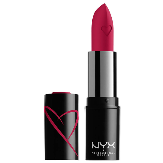 NYX Professional Makeup Shout Loud Hydrating Satin Lipstick (Various Shades) - Cherry Charm