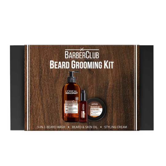 Men Expert Barber Club Beard Grooming Kit Gift Box
