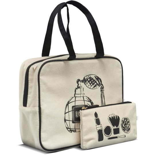 Gillian Jones Secrets Sustainable 2-Piece Cosmeticbag Set