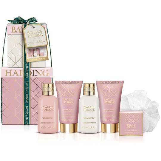 Baylis & Harding Jojoba, Vanilla & Almond Oil Mini Stack