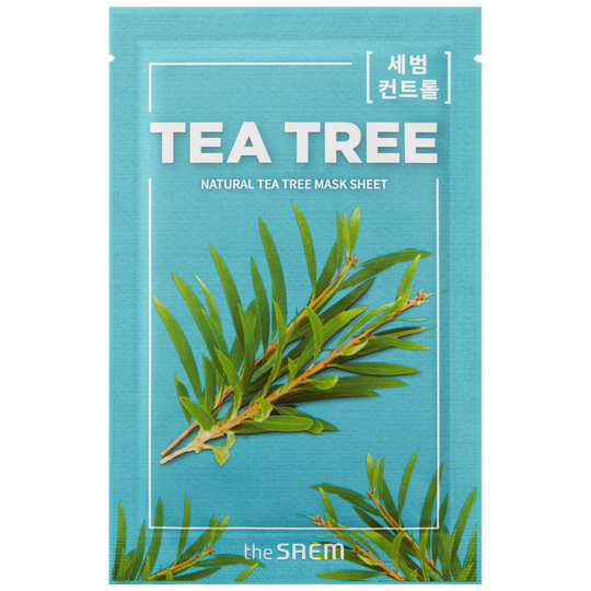 The Saem Natural Tea Tree Mask Sheet Mascarilla Árbol de Té 21 ml