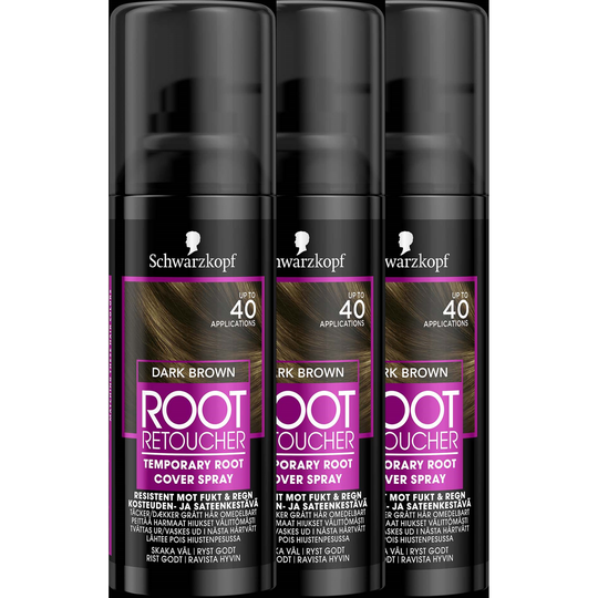 Schwarzkopf Root Retoucher Dark Brown 3-pack