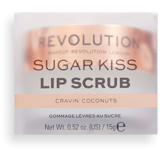 Makeup Revolution Sugar Kiss Lip Scrub Cravin' Coconuts
