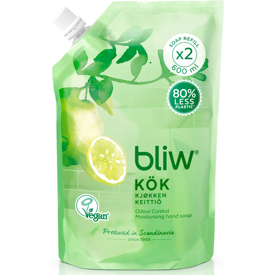 Bliw Kökstvål Refill 600 ml
