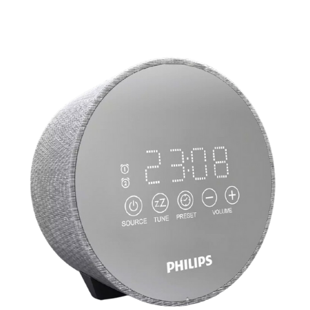 Philips TADR402 Klockradio - Grå