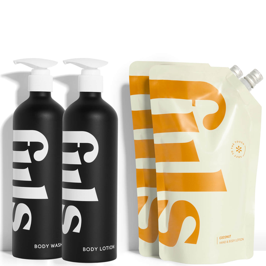 fiils The Coconut Body Duo (Various Options) - Svart