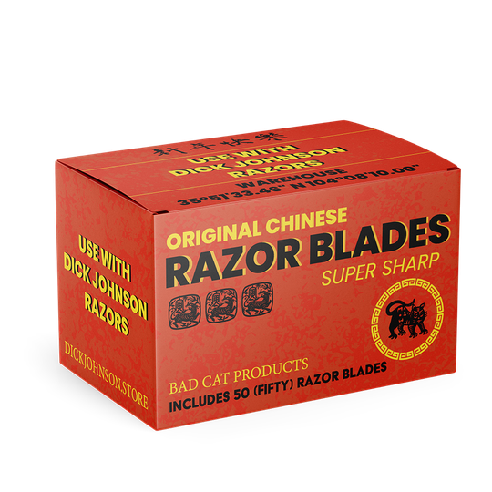 Dick Johnson Razor blades
