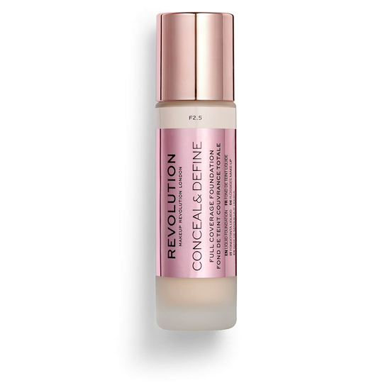 Revolution Conceal & Define Foundation (olika nyanser) - F2.5