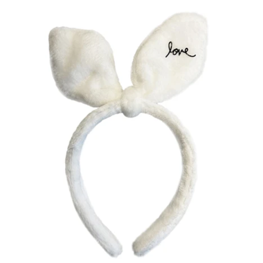 Make Up Store Rabbit Hairband White