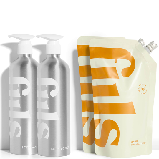 fiils The Coconut Body Duo (Various Options) - Silver