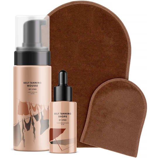 By Lyko Glow Self Tanning Kit Light/Medium