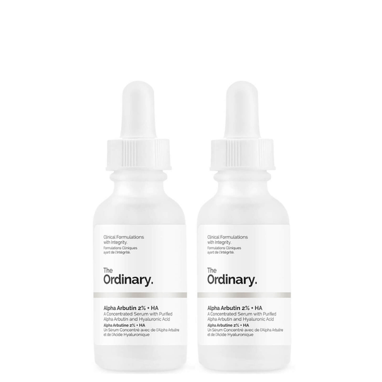 The Ordinary Alpha Arbutin 2% + HA Concentrated Serum Exclusive Duo