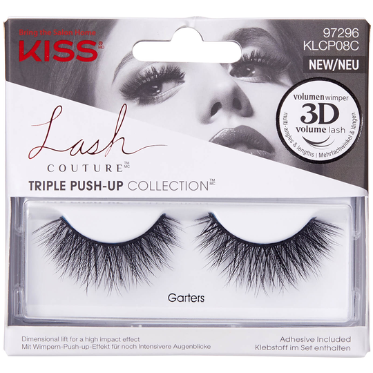 KISS Lash Couture Triple Push Up (olika alternativ) - Option:Garters